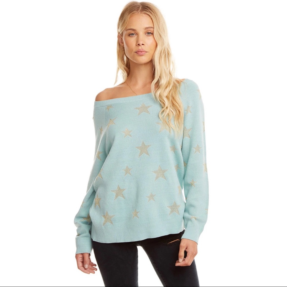 Chaser Star Raglan Pullover Sweater